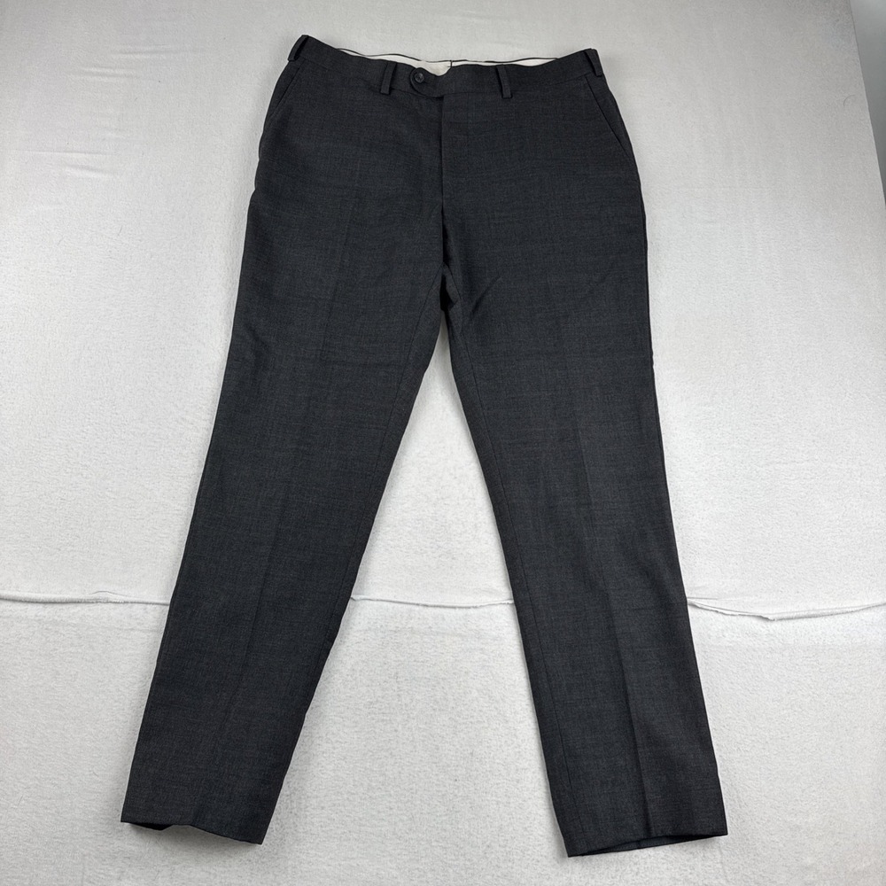 Suitsupply Vitale Barberis Canonico Mens Gray Dress Pants Fits 32*27 *READ*